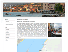 Tablet Screenshot of brenzone-sul-garda.de